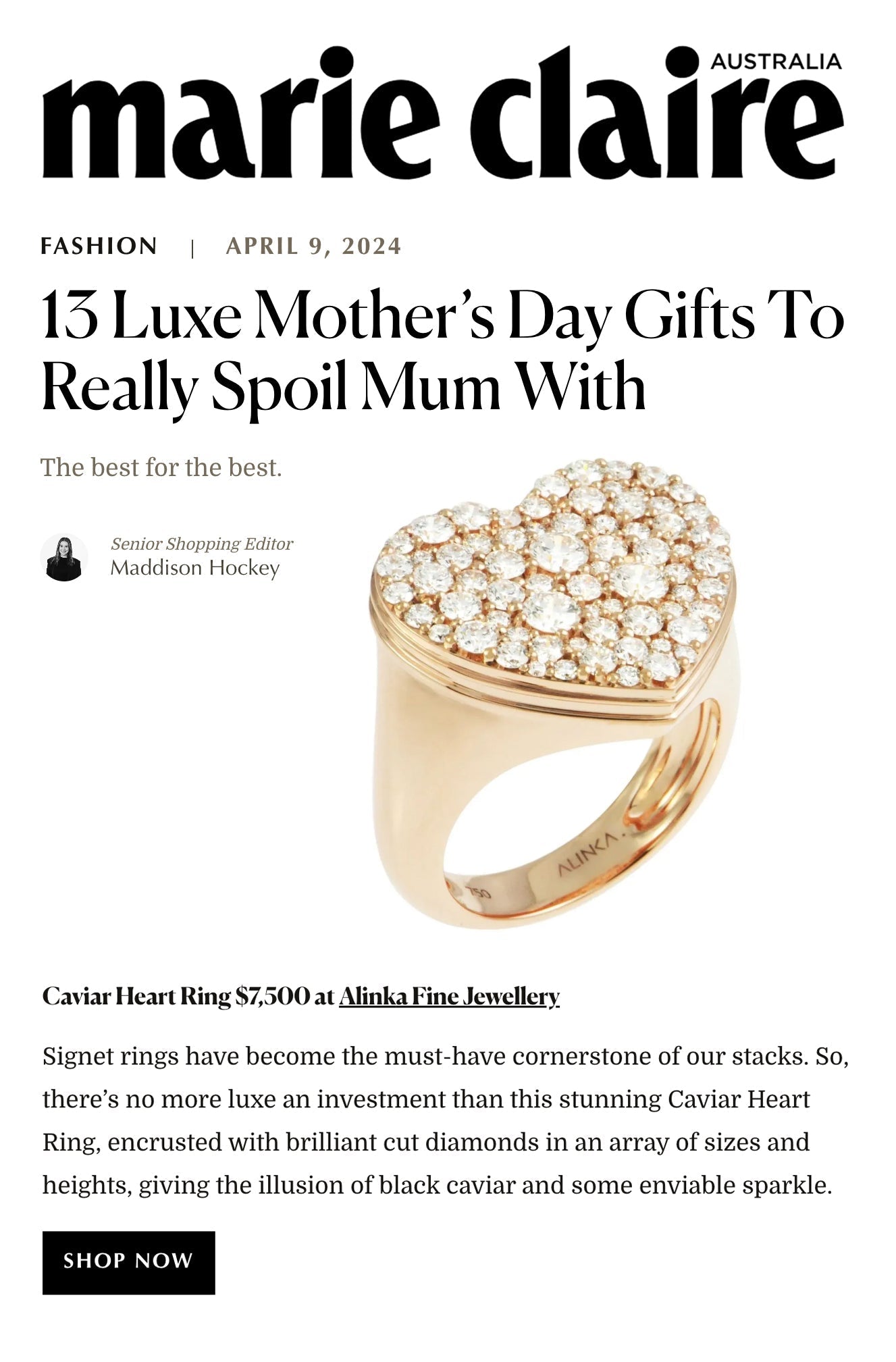 Marie Claire \ 13 Luxe Mother's Day Gifts To Really Spoil Mum With