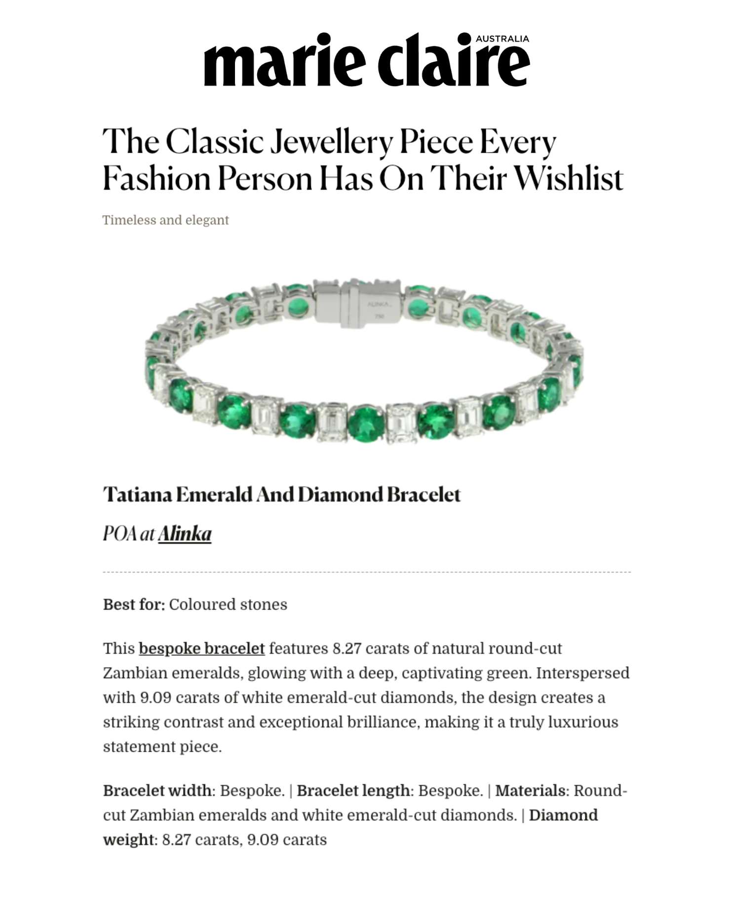 Marie Claire \ The Classic Jewellery Piece Every Fashion Person Has On Their Wishlist