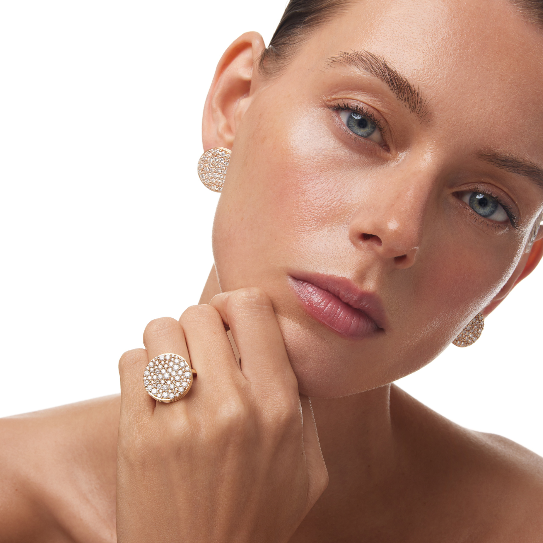 BLACK CAVIAR White Diamond Ring 2ct