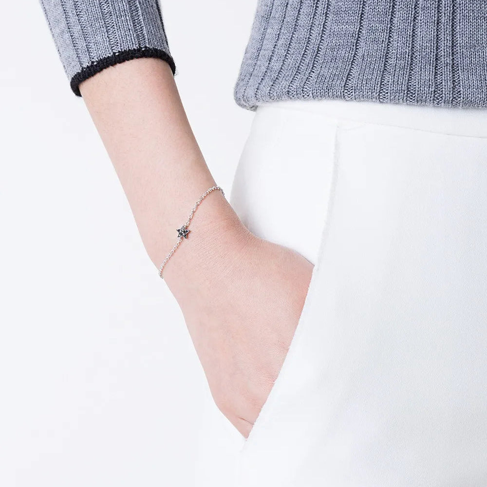 STASIA MINI Black Diamond Bracelet