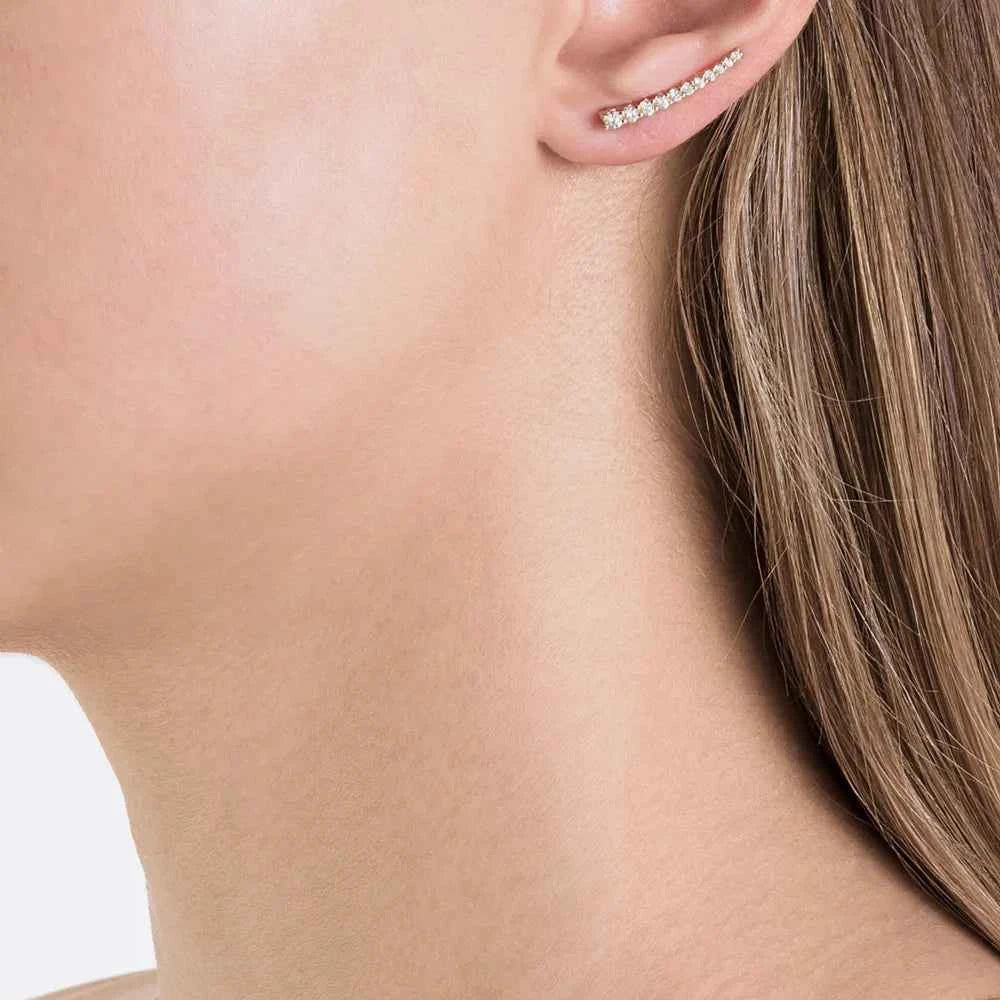 DASHA Superfine Diamond Ear Cuff Single