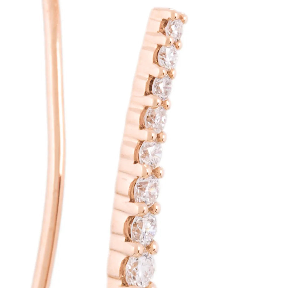 DASHA Superfine Diamond Ear Cuff Single