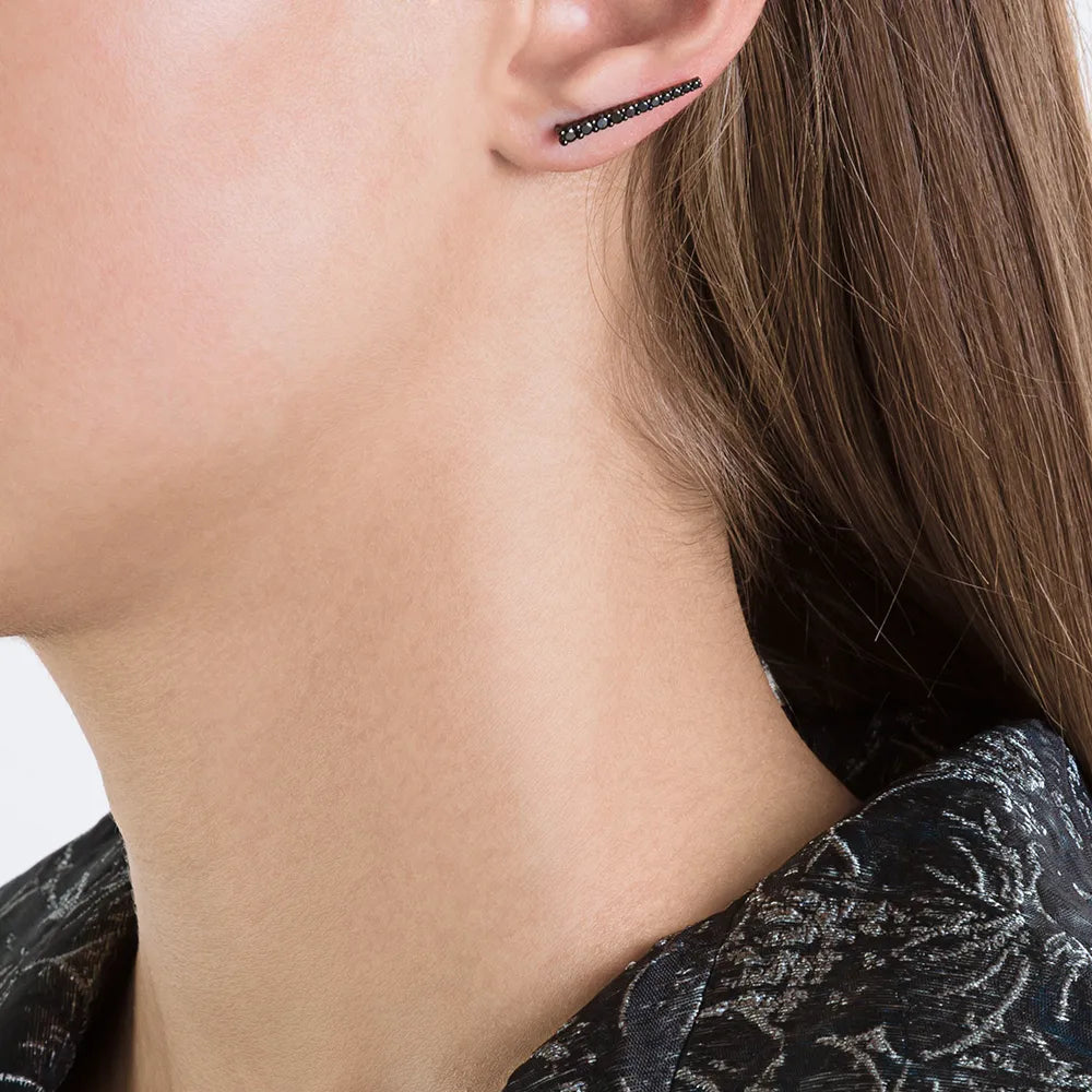 VERA Black Diamond Ear Cuff Single