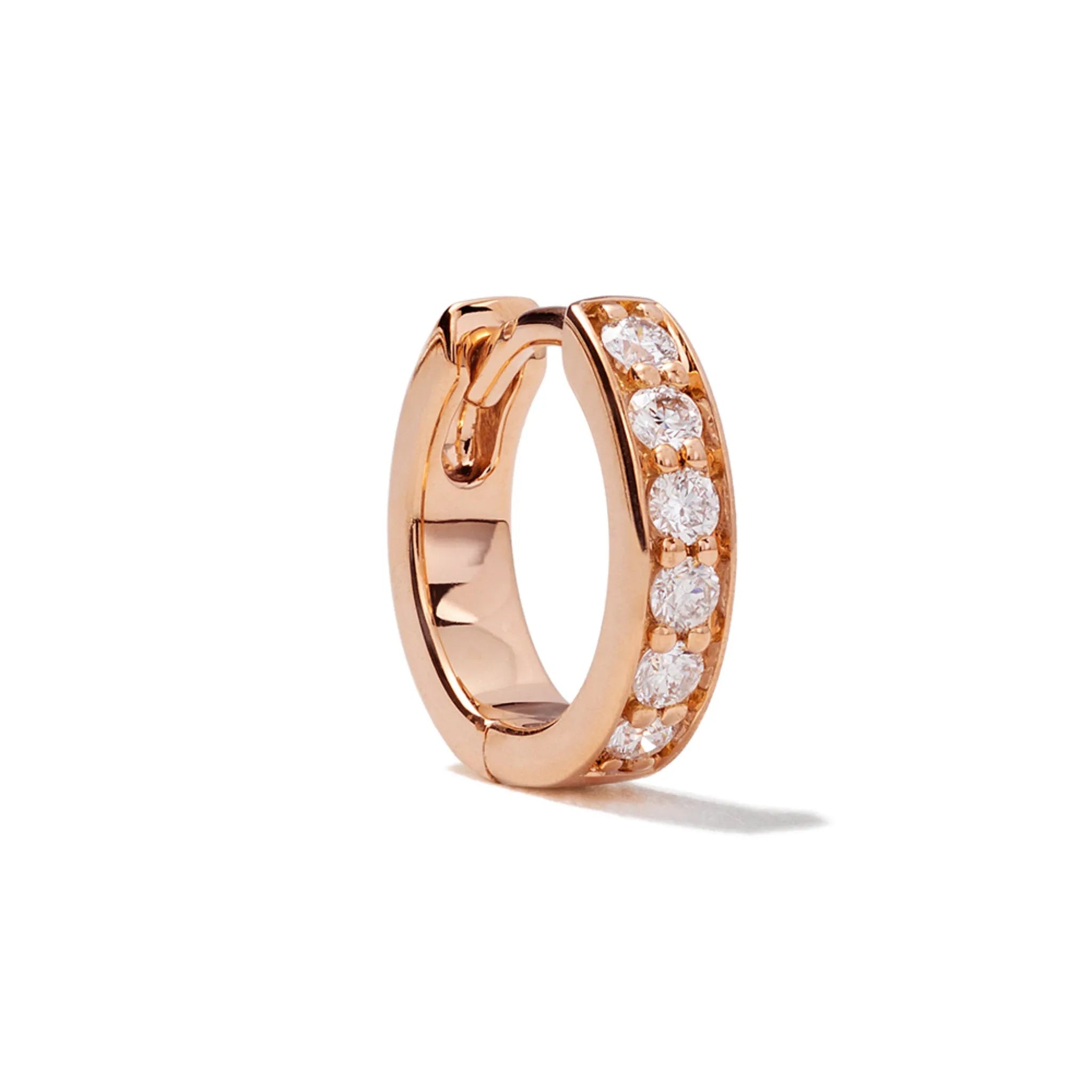 IRINA Diamond Huggie Hoop Earrings Pair