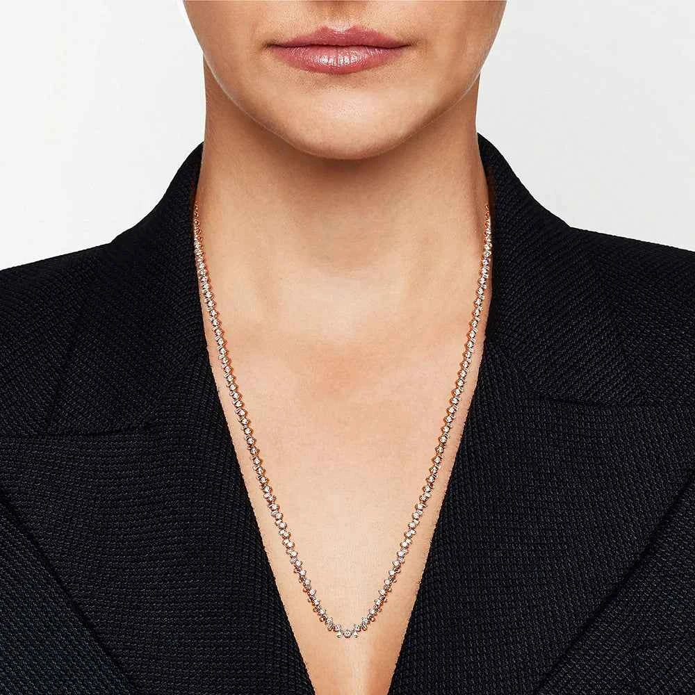 AMALFI Diamond Tennis Necklace 12ct