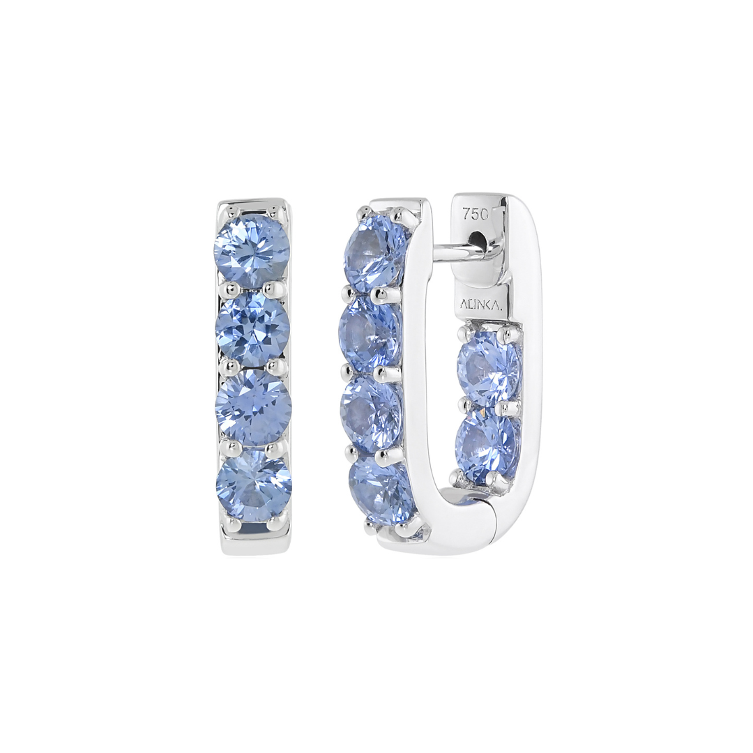 LINKA Grande Blue Sapphire Earrings Pair