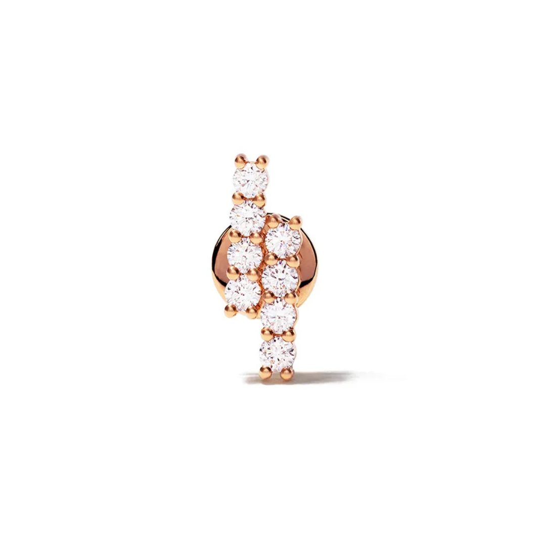 RIVIERA Diamond Stud Earrings Pair