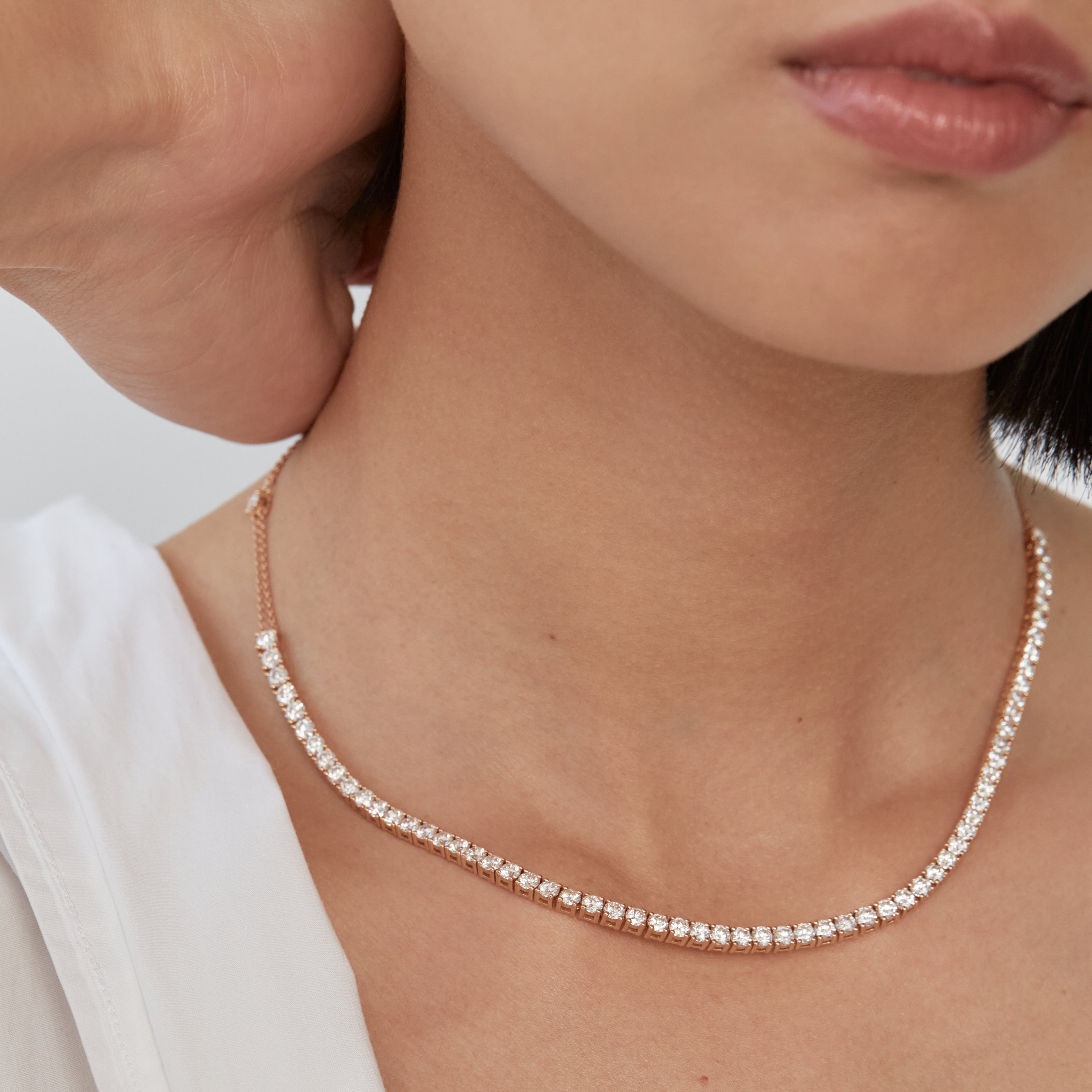 RIVIERA Diamond Tennis Necklace 5.5ct