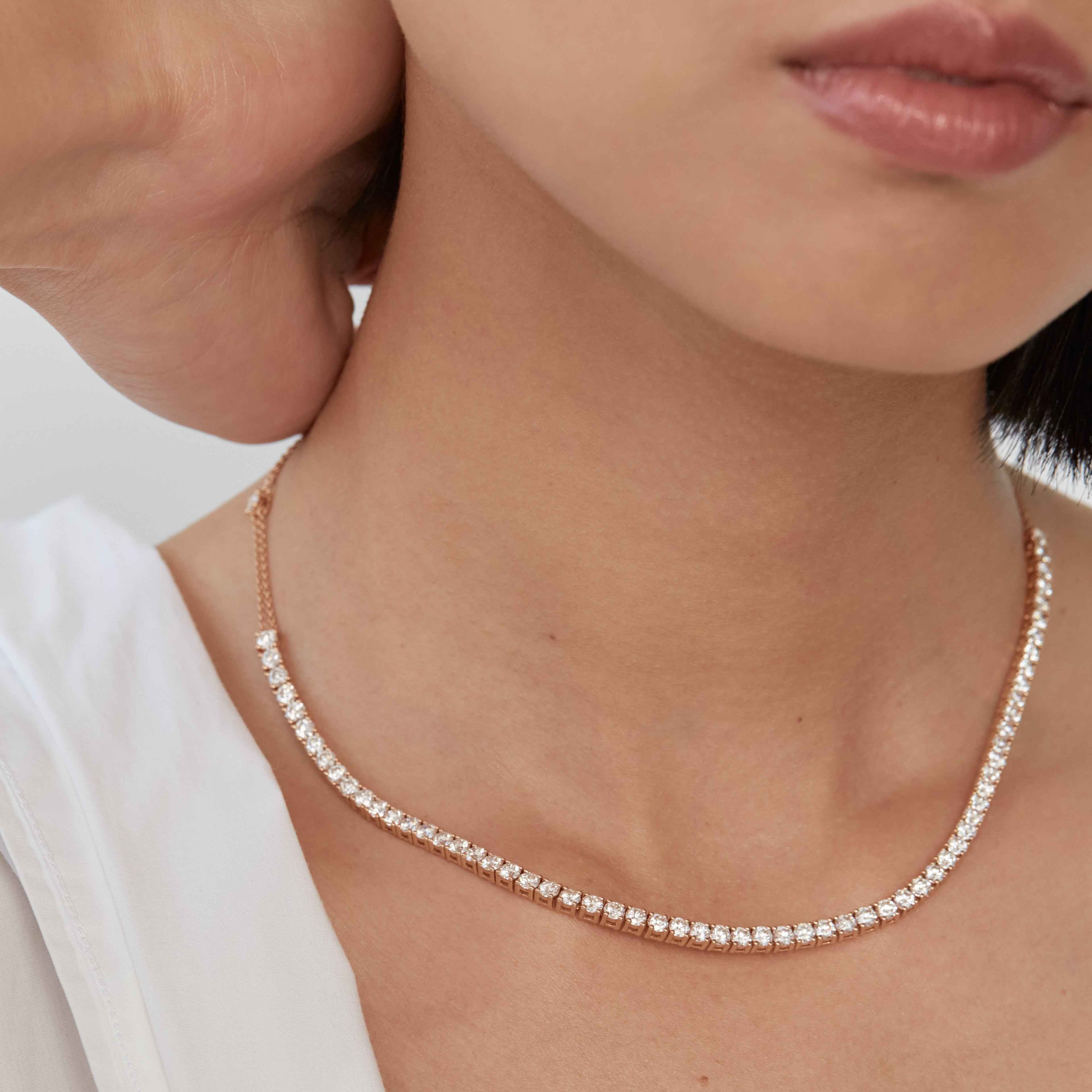 RIVIERA Diamond Tennis Necklace 5.5ct