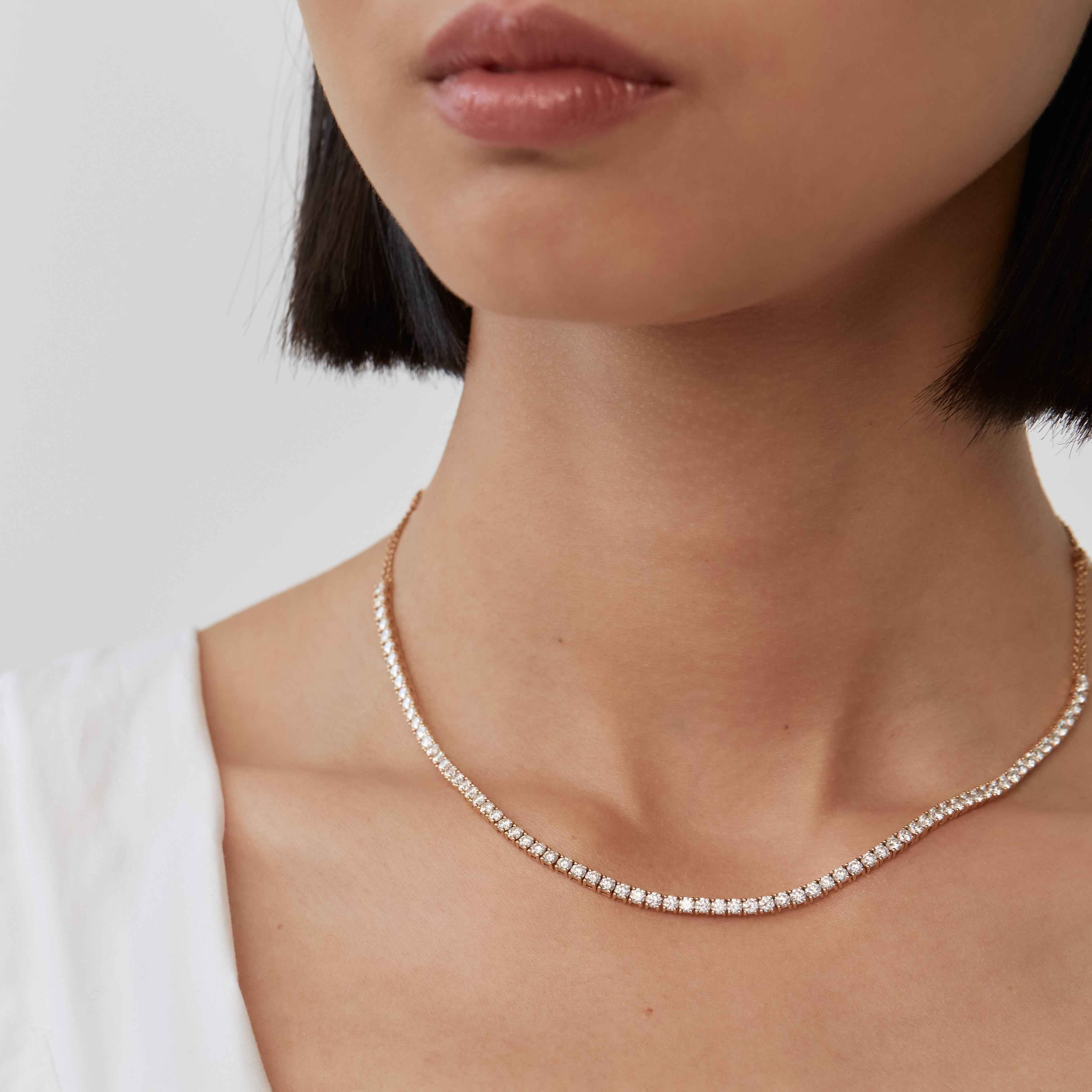 RIVIERA Diamond Tennis Necklace 5.5ct
