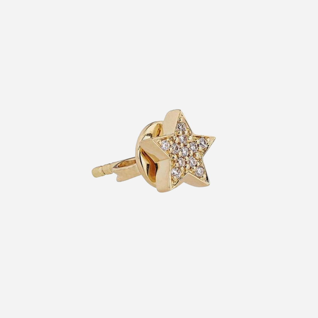 STASIA Star Mini Diamond Stud Single