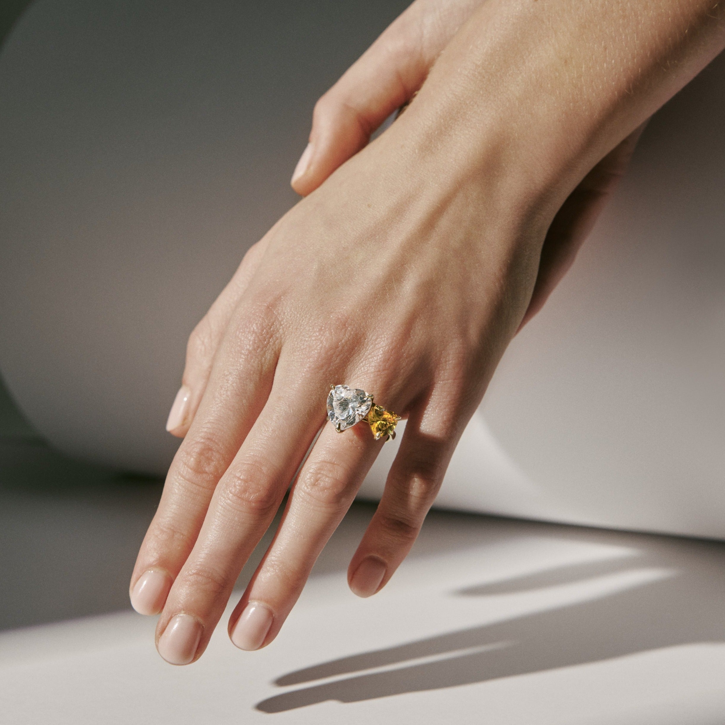 DUO Hearts Diamond Ring POA