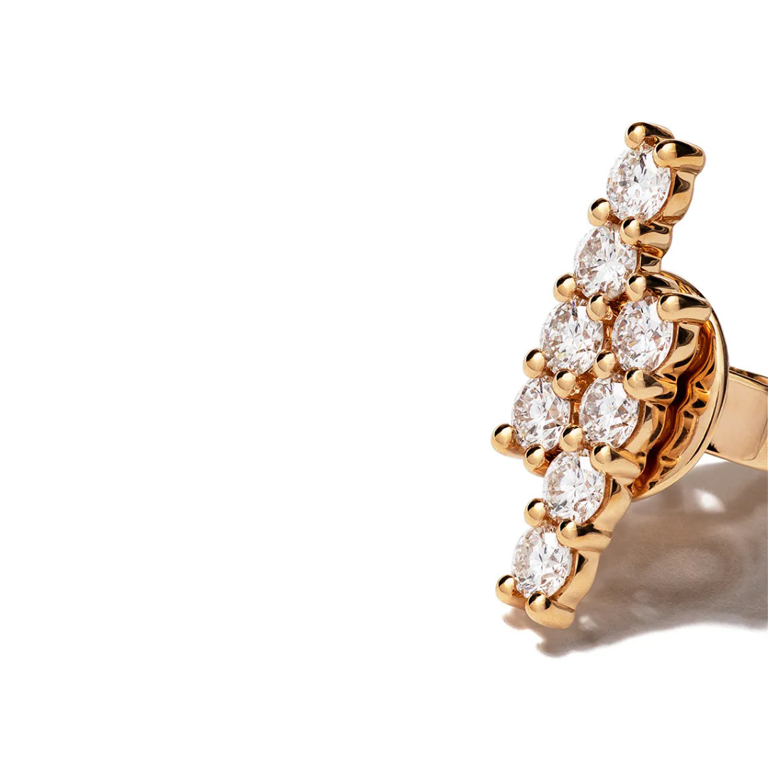 RIVIERA Diamond Stud Earrings Pair