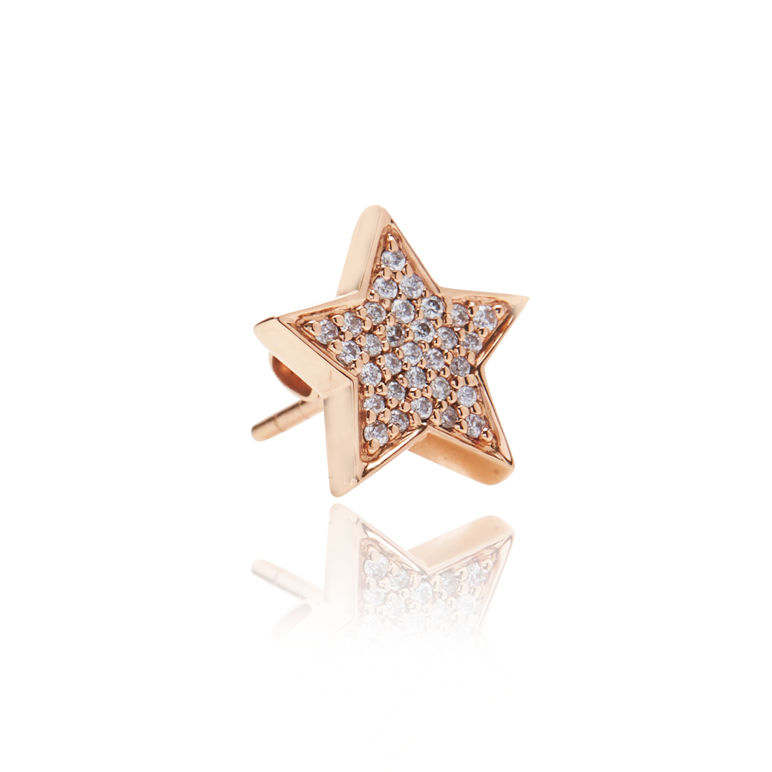 STASIA Star Diamond Stud Earring Single