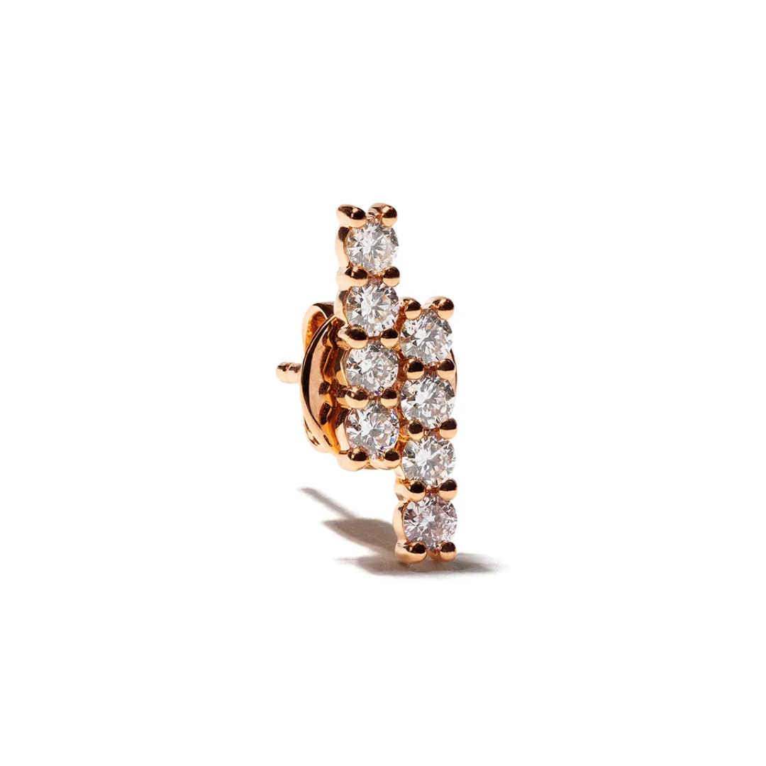 RIVIERA Diamond Stud Earrings Pair