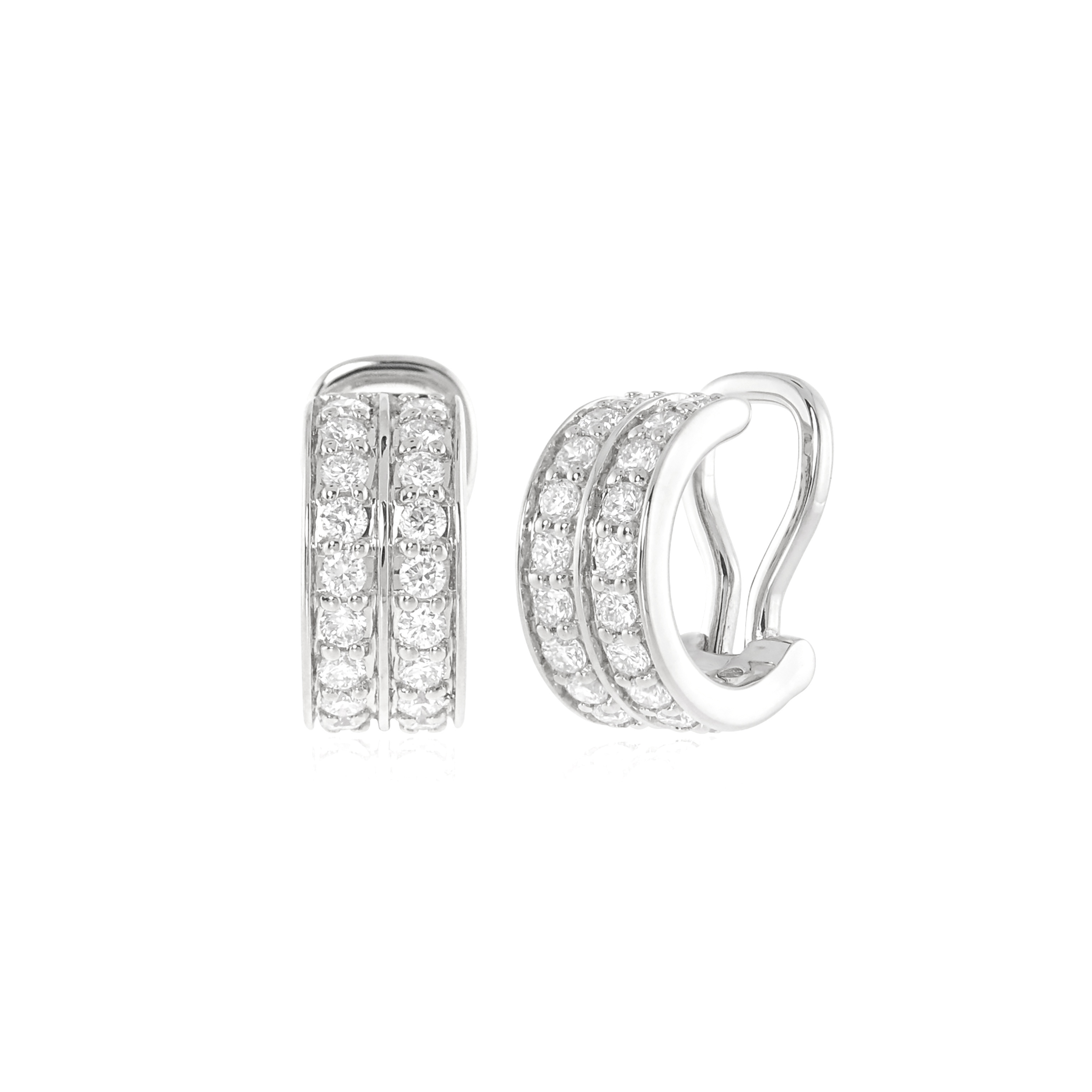 IRINA Double Row Diamond Ear Cuff Single