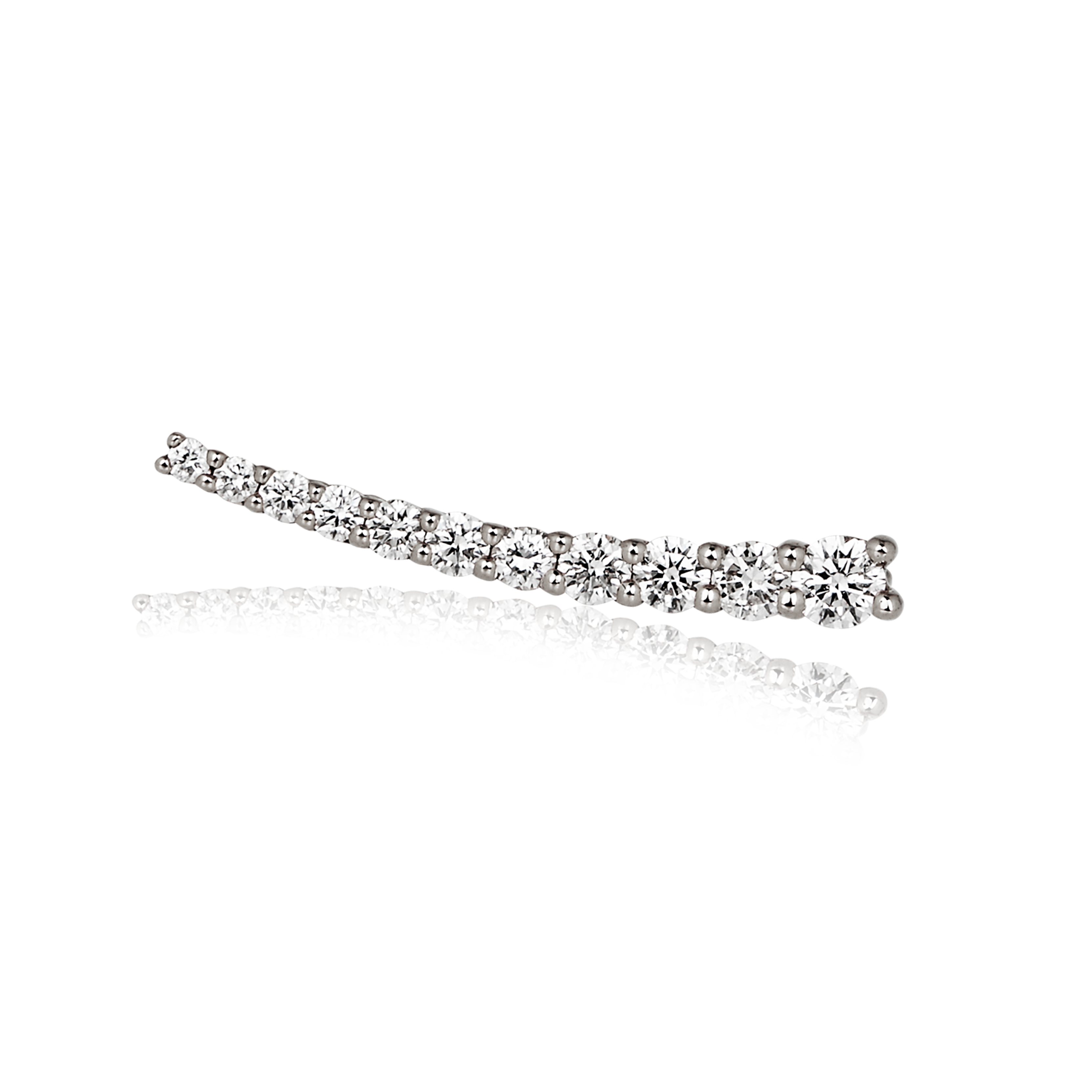 DASHA Superfine Diamond Ear Cuff Single