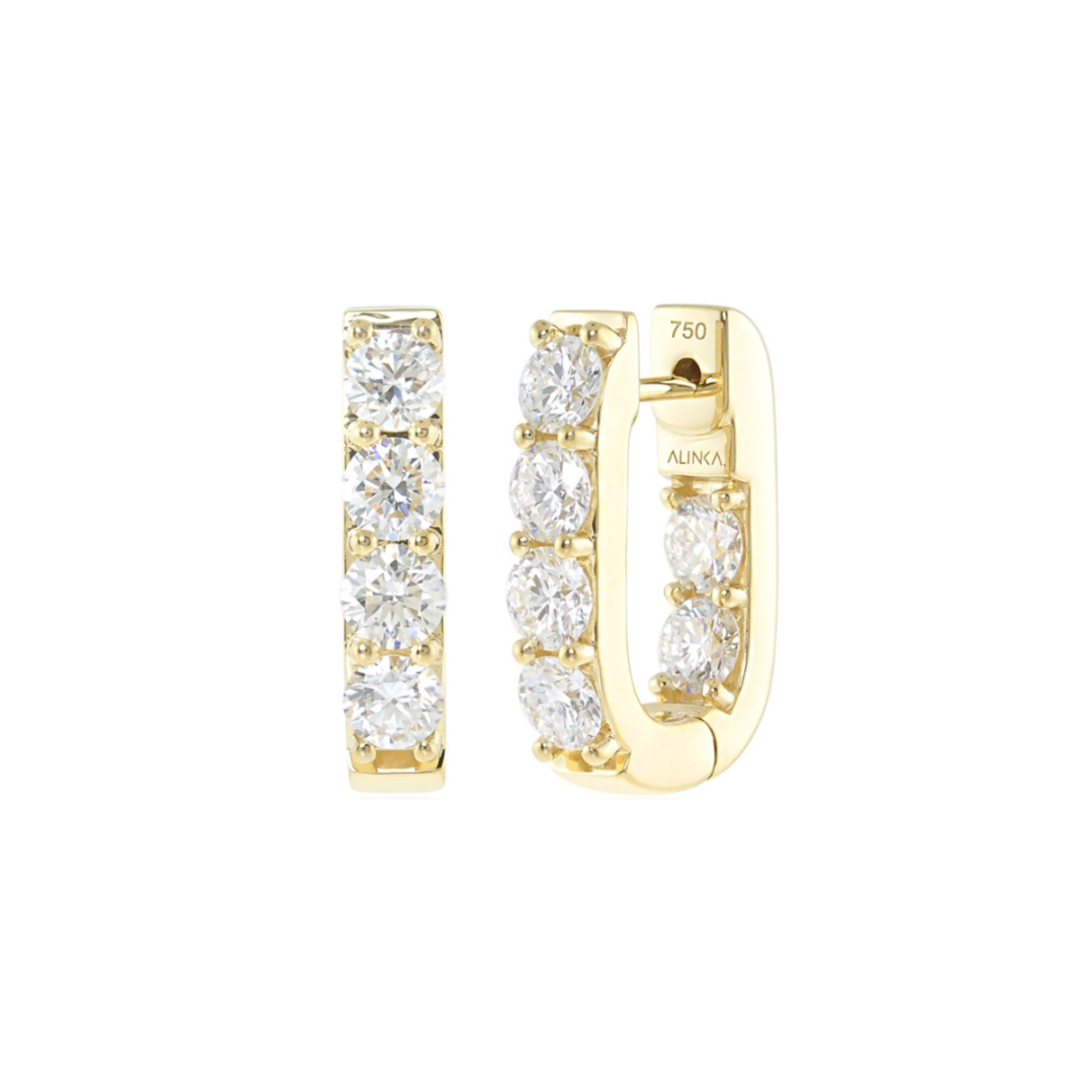 LINKA Grande Diamond Earrings Pair