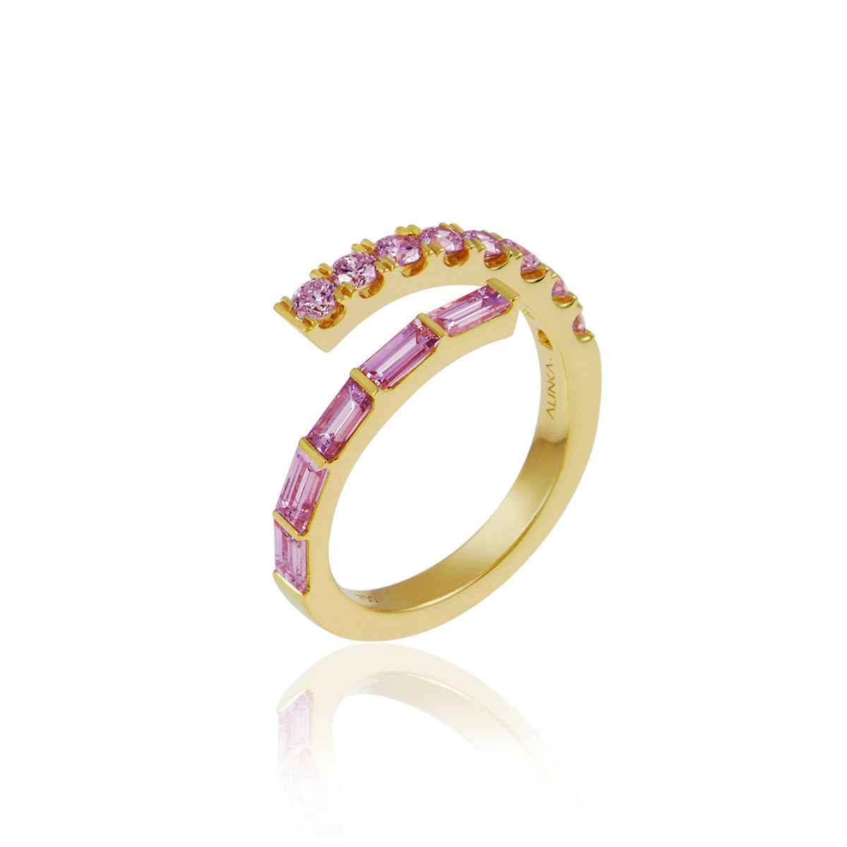 ECLIPSE GRANDE Pink Sapphire Ring