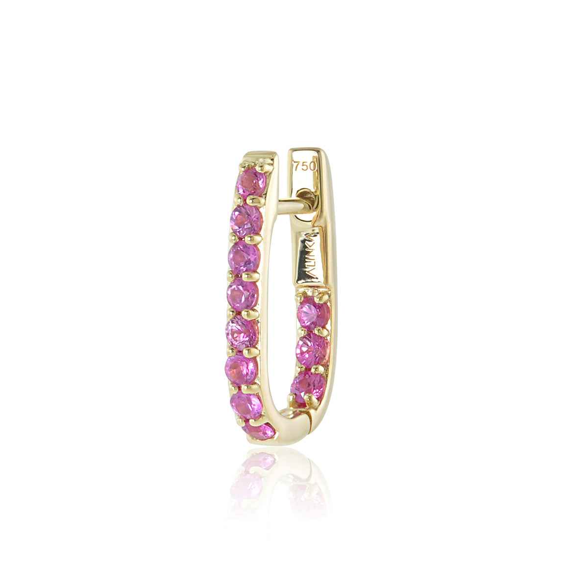 LINKA Mini Pink Sapphire Earring Single