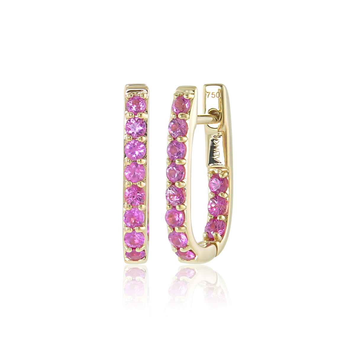 LINKA Mini Pink Sapphire Earring Single