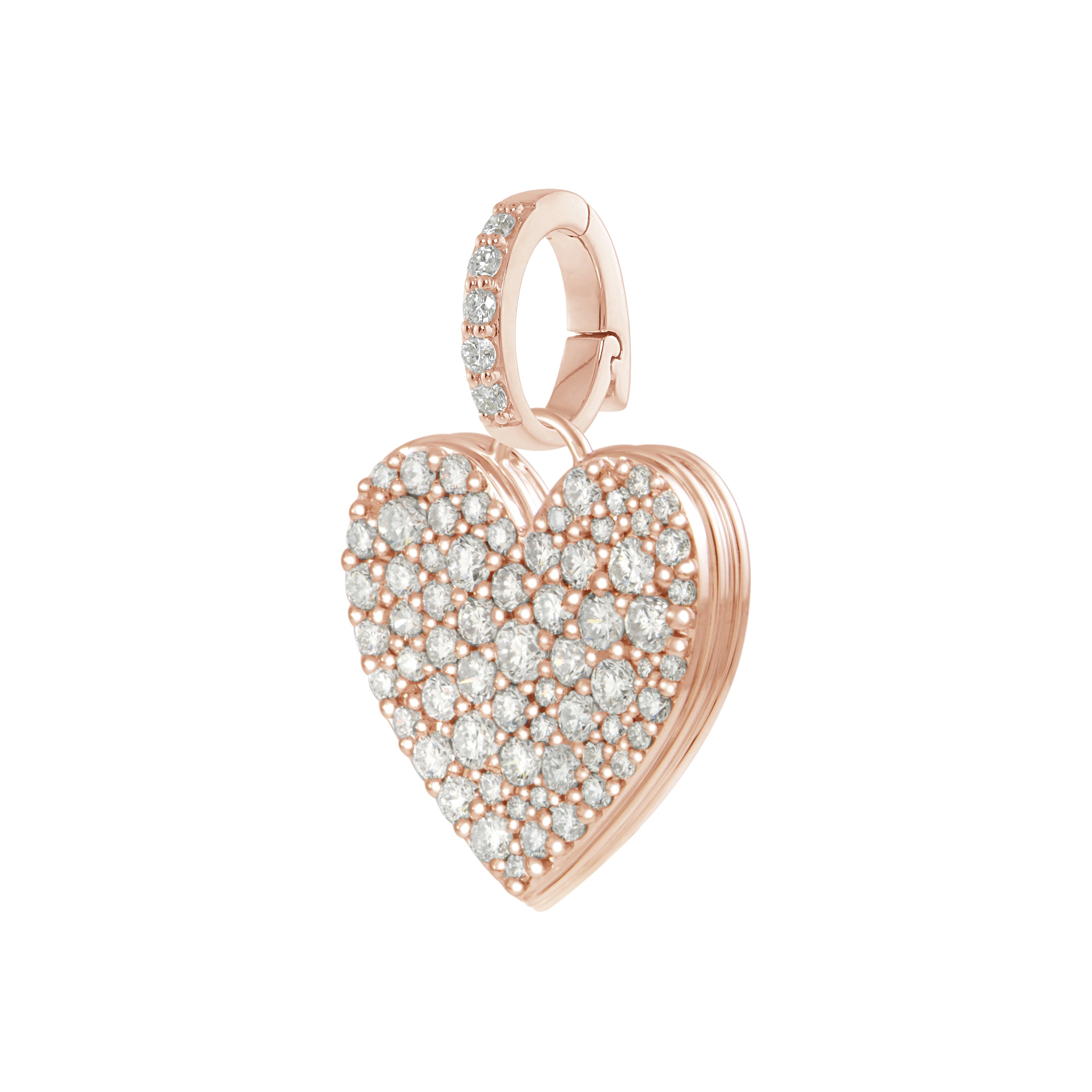 CAVIAR HEART Diamond Pendant