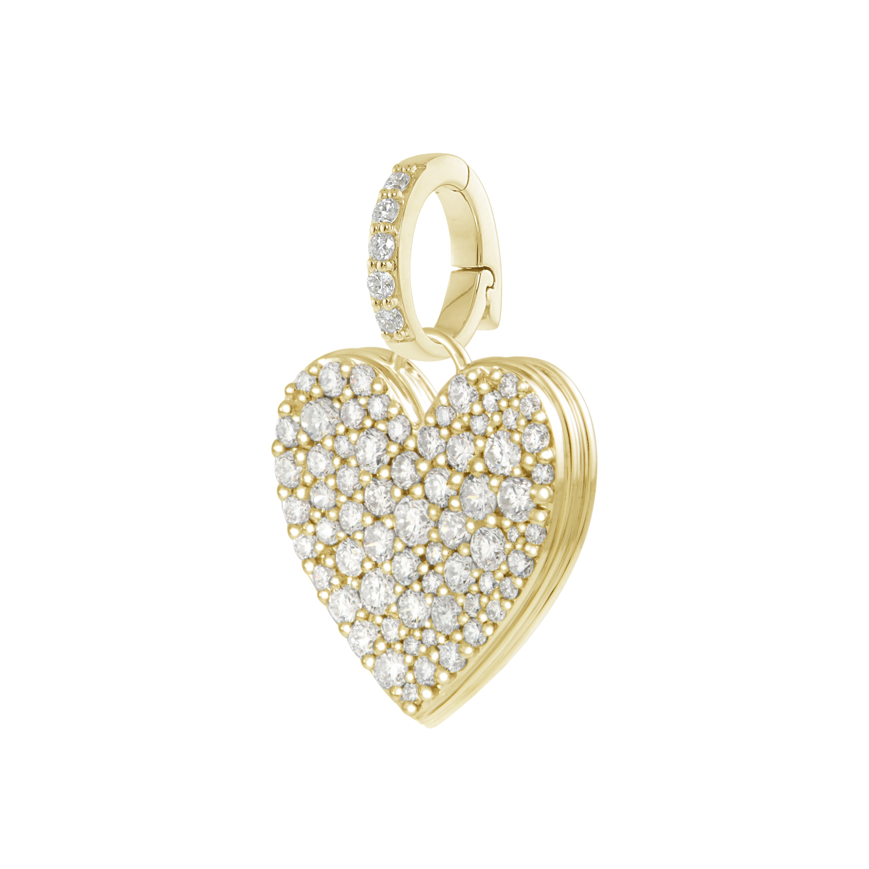 CAVIAR HEART Diamond Pendant