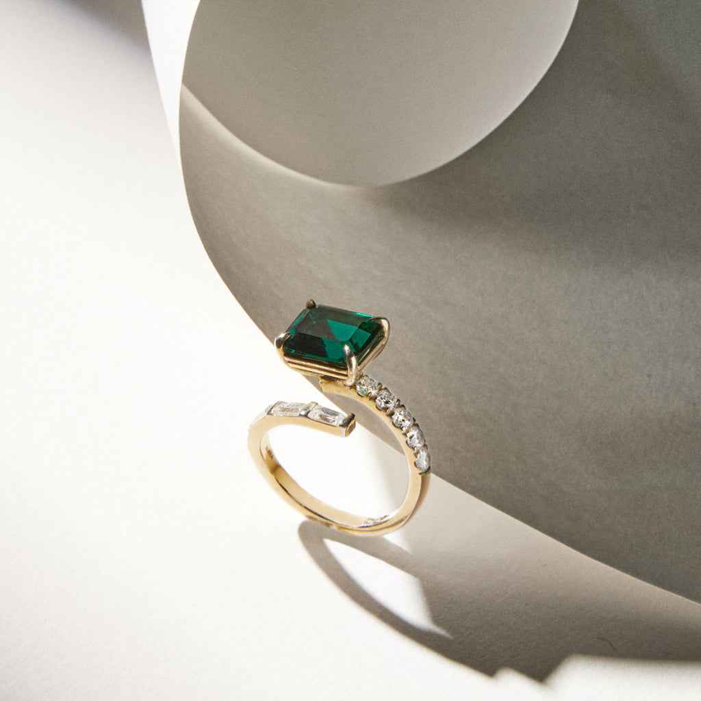 ECLIPSE Emerald & Diamond Ring POA