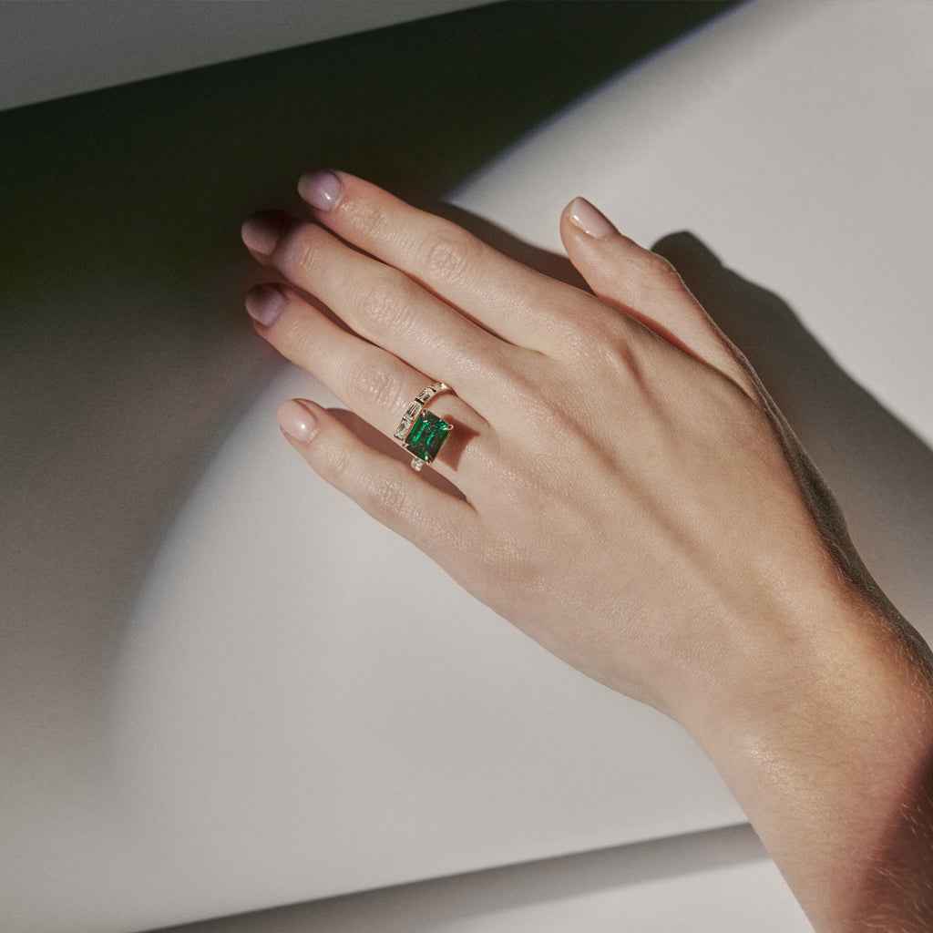 ECLIPSE Emerald & Diamond Ring POA
