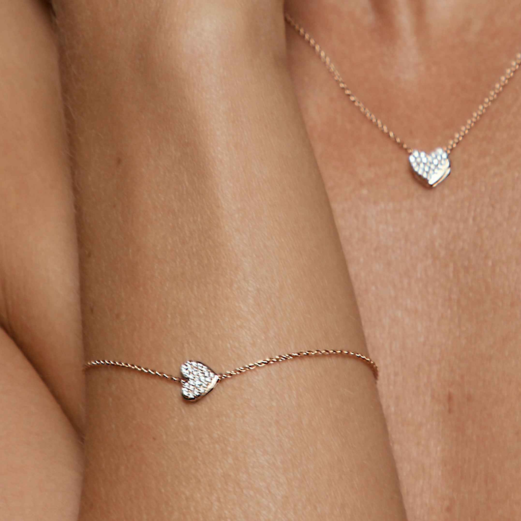 CAVIAR HEART Diamond Necklace