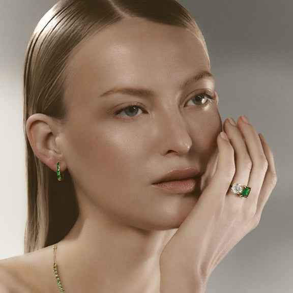 DUO Emerald & Diamond Ring POA