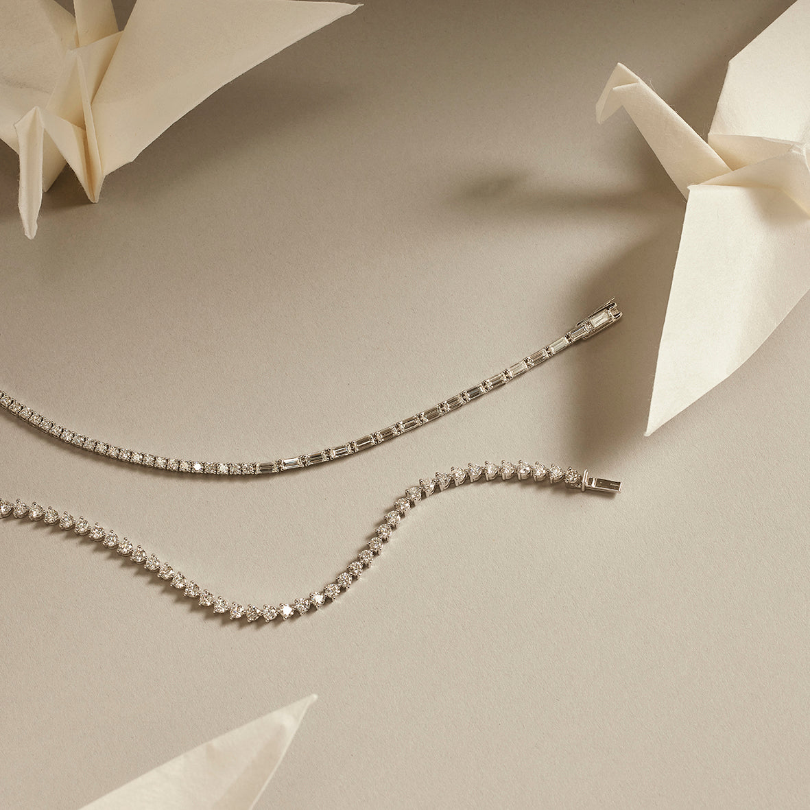 EVA LINE Diamond Tennis Bracelet