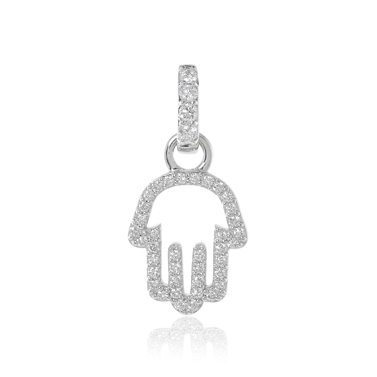 HAMSA Charm White Diamond