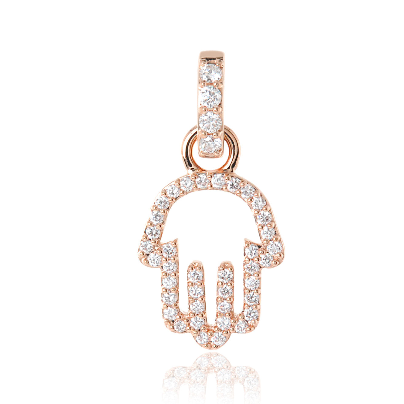 HAMSA Charm White Diamond