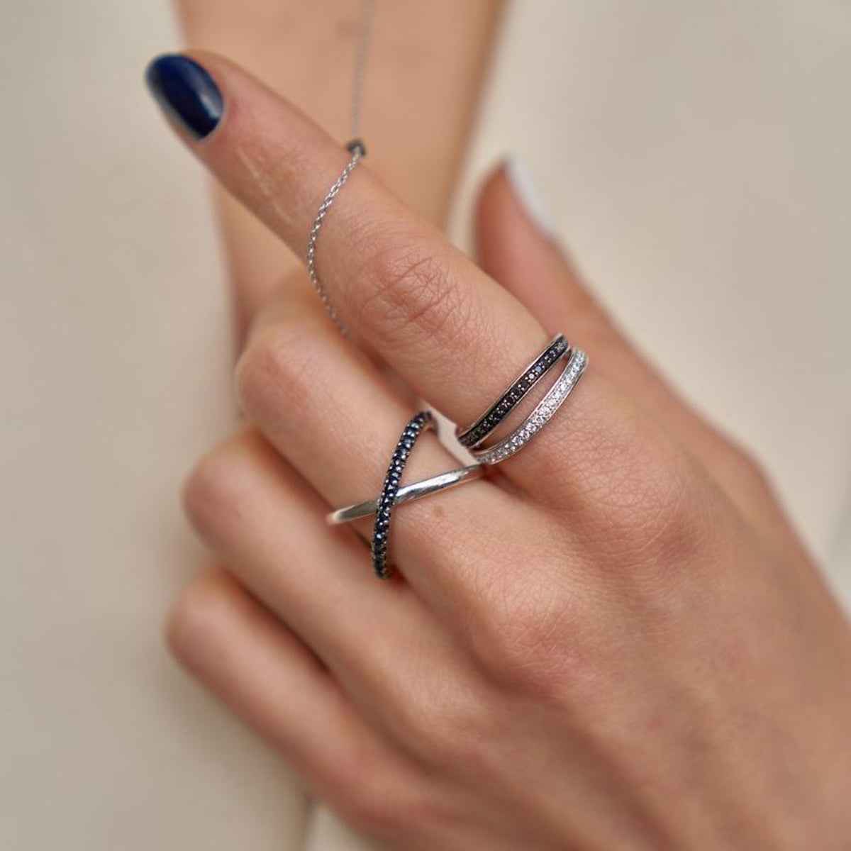 KATIA Single Black Diamond Ring