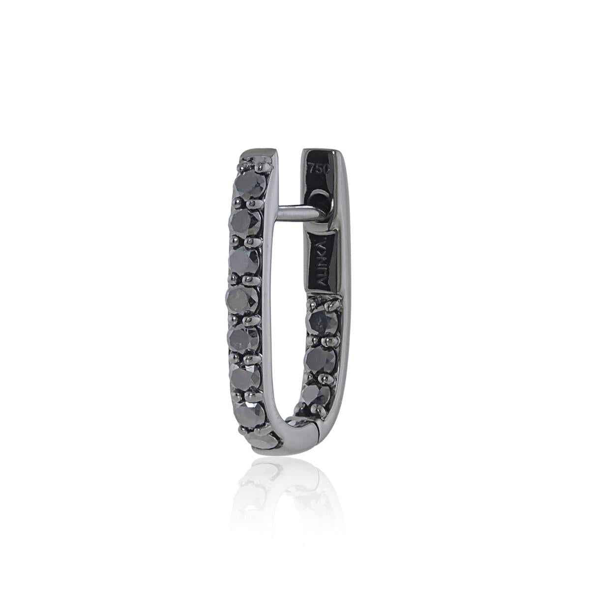 LINKA Mini Black Diamond Earring Single