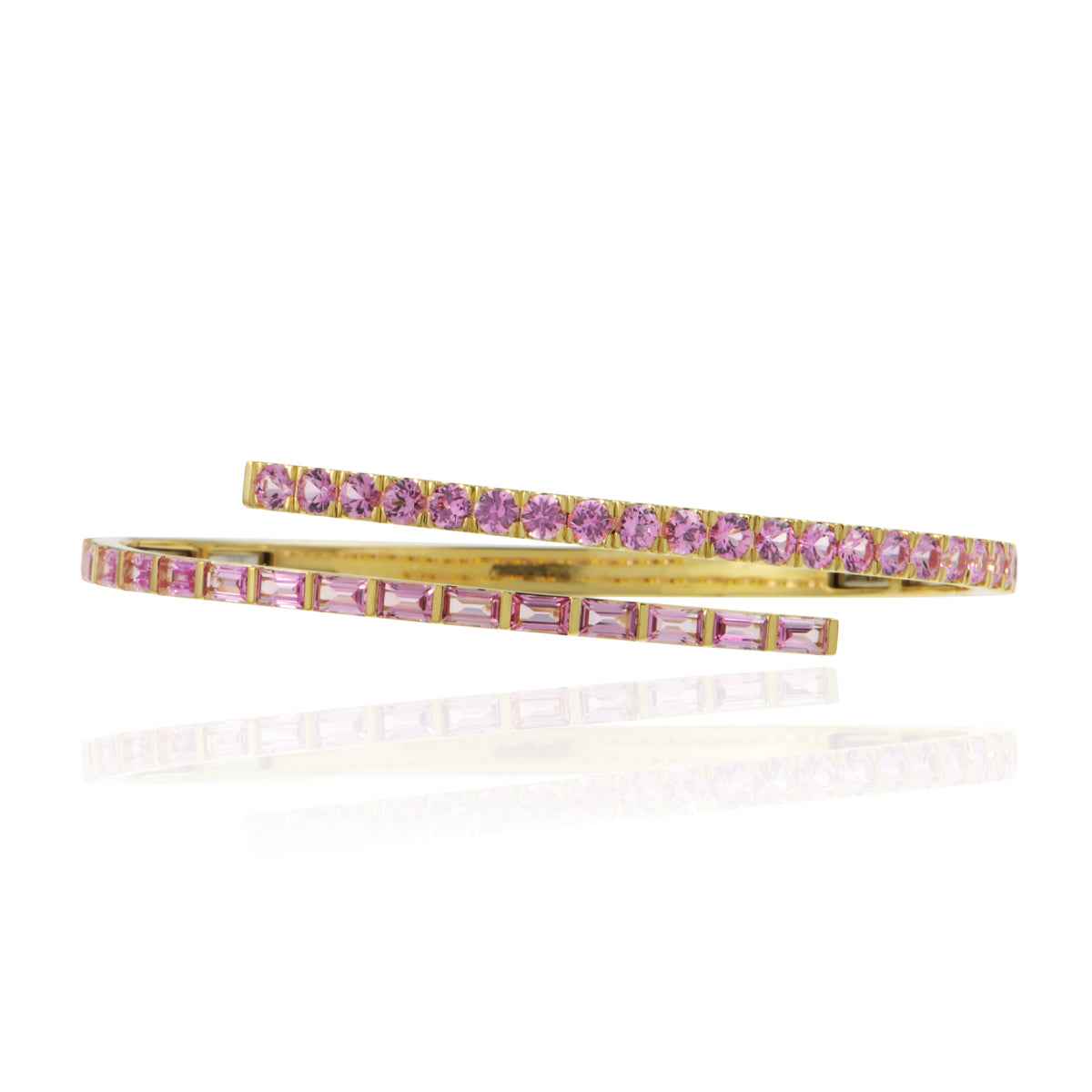 ECLIPSE Pink Sapphire Bangle