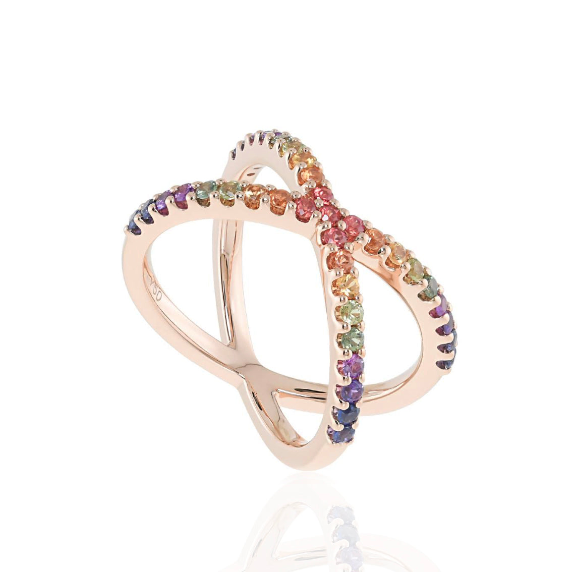 KATIA Classic Rainbow Sapphire Ring