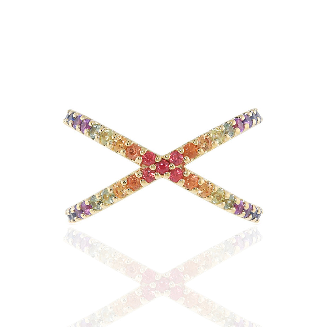 KATIA Classic Rainbow Sapphire Ring