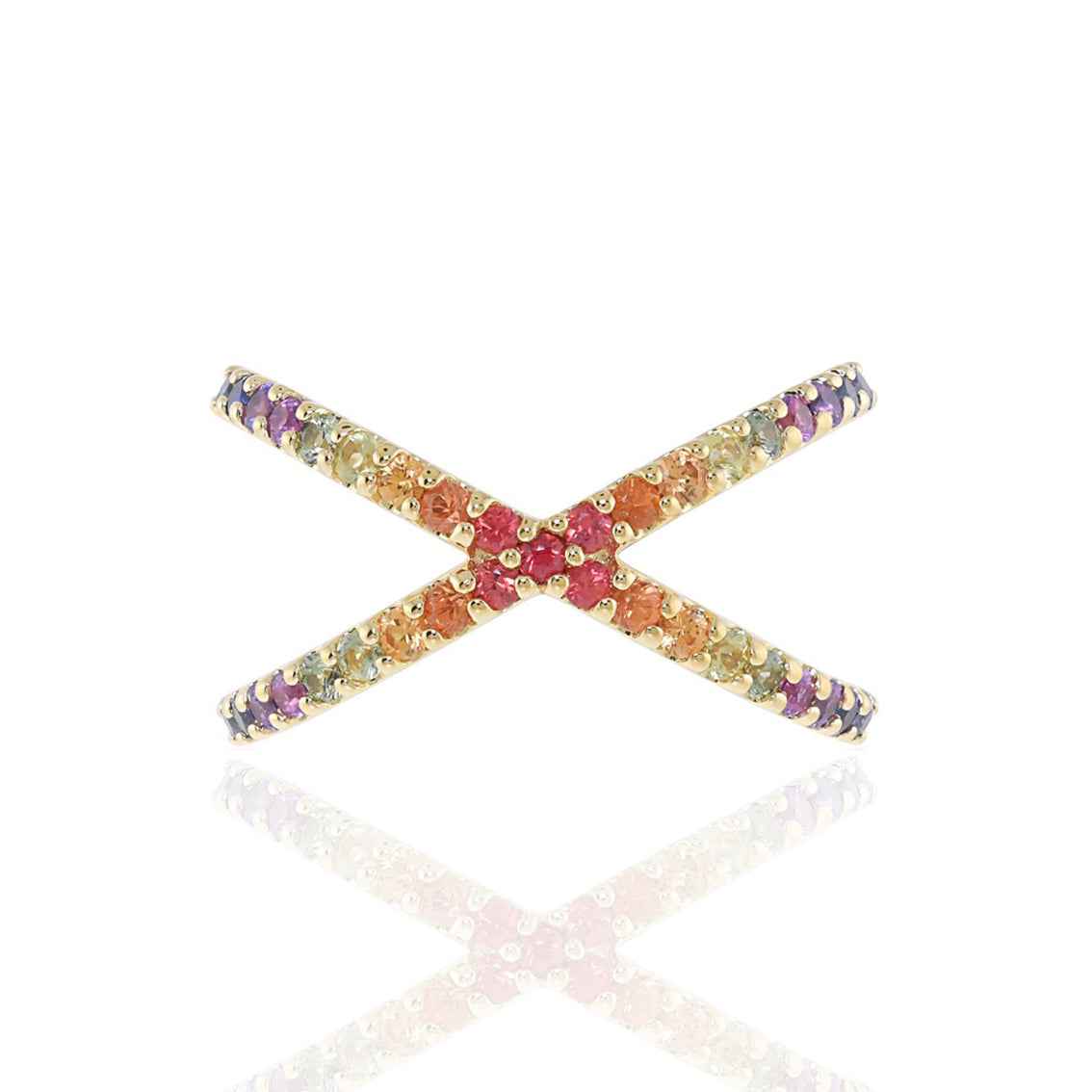 KATIA Classic Rainbow Sapphire Ring
