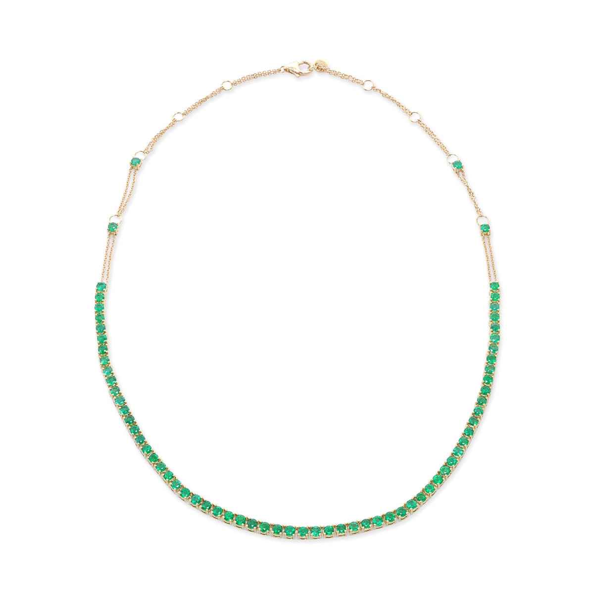 RIVIERA Emerald Necklace 6.93ct