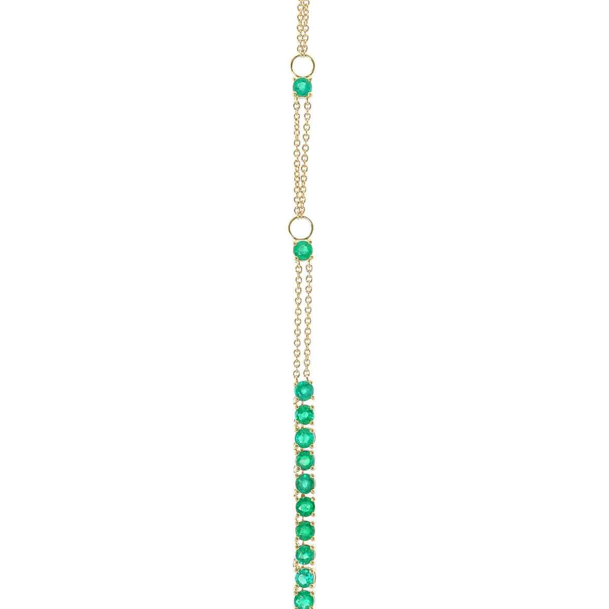 RIVIERA Emerald Necklace 6.93ct