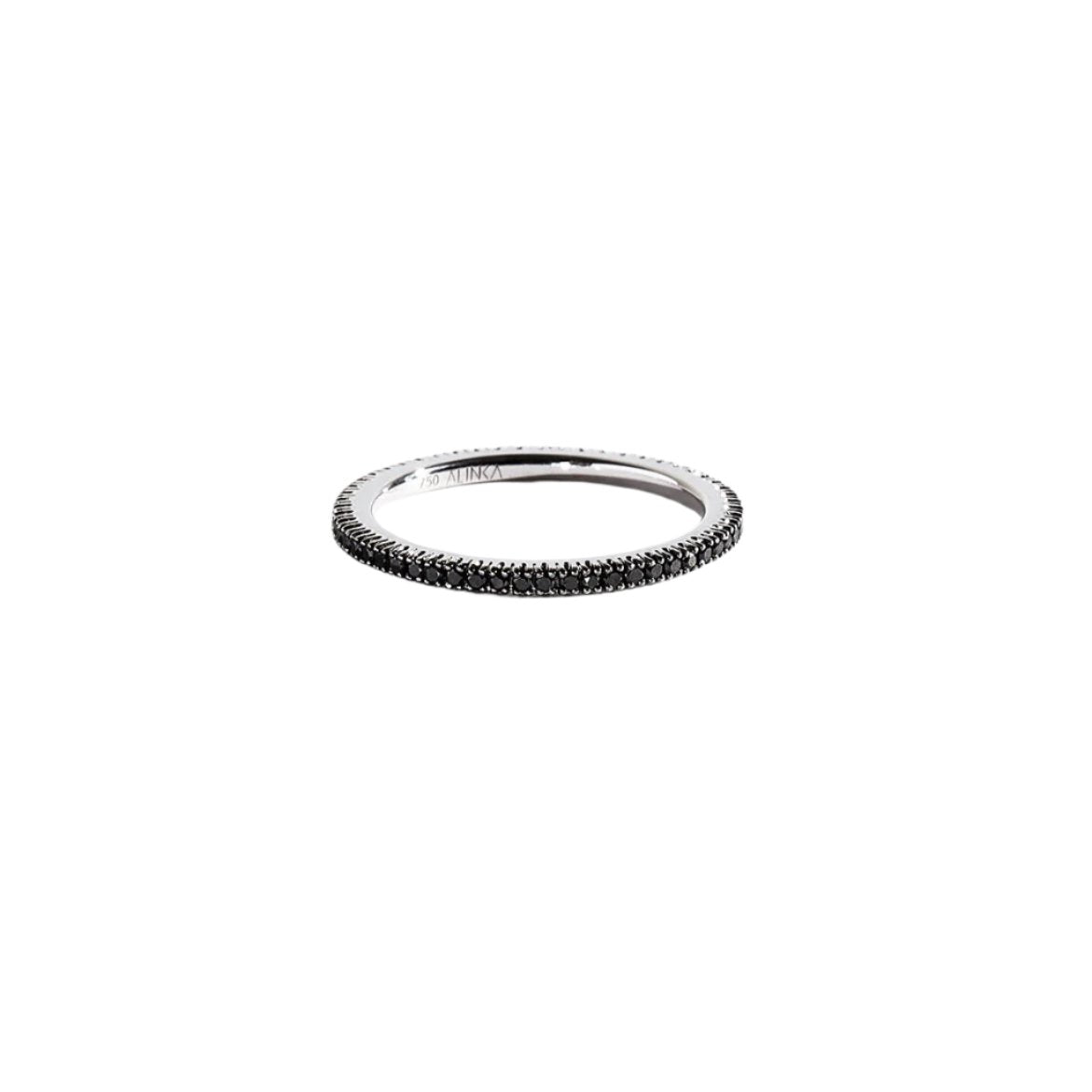 ETERNITY Full Surround Black Diamond Ring