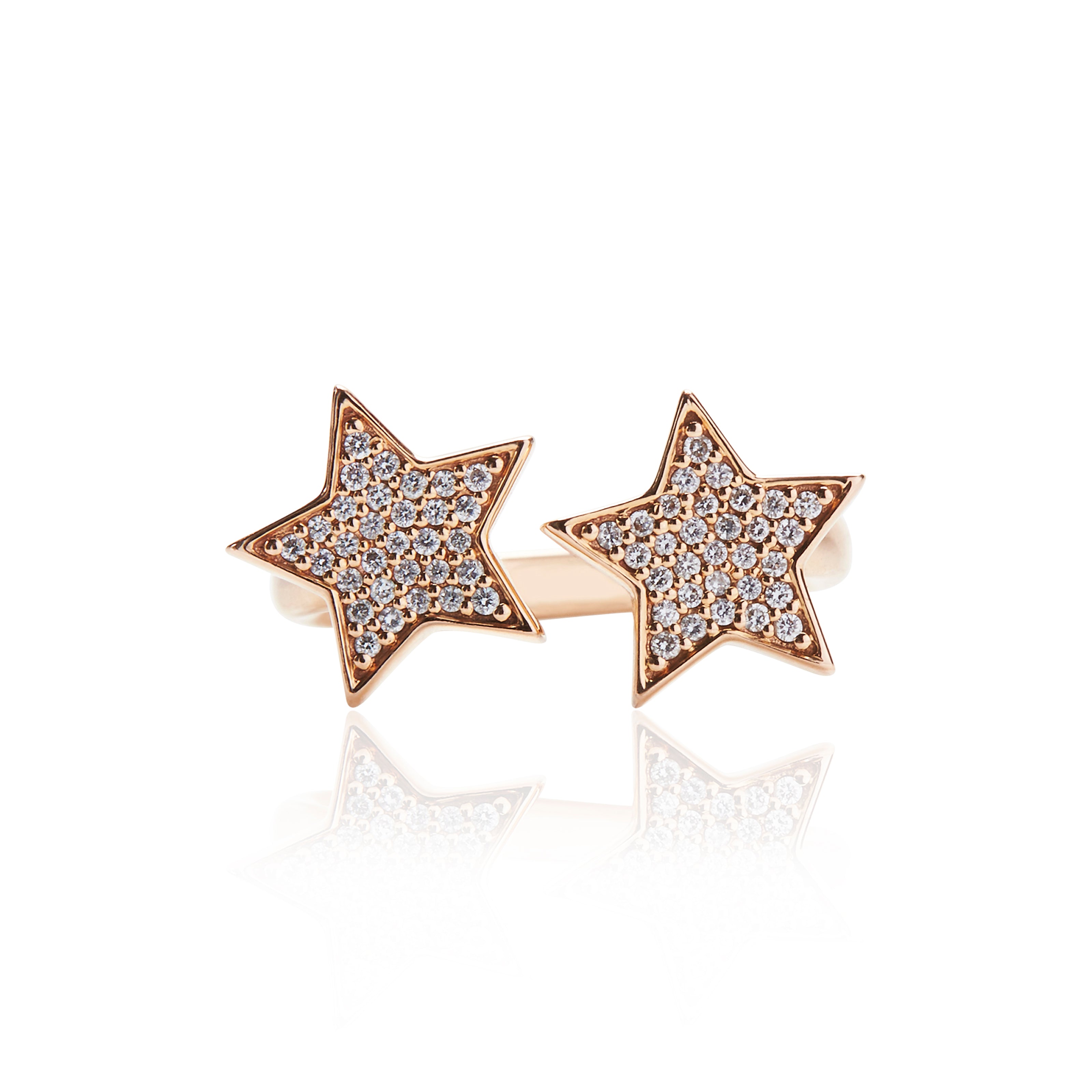 STASIA Two Star Diamond Ring