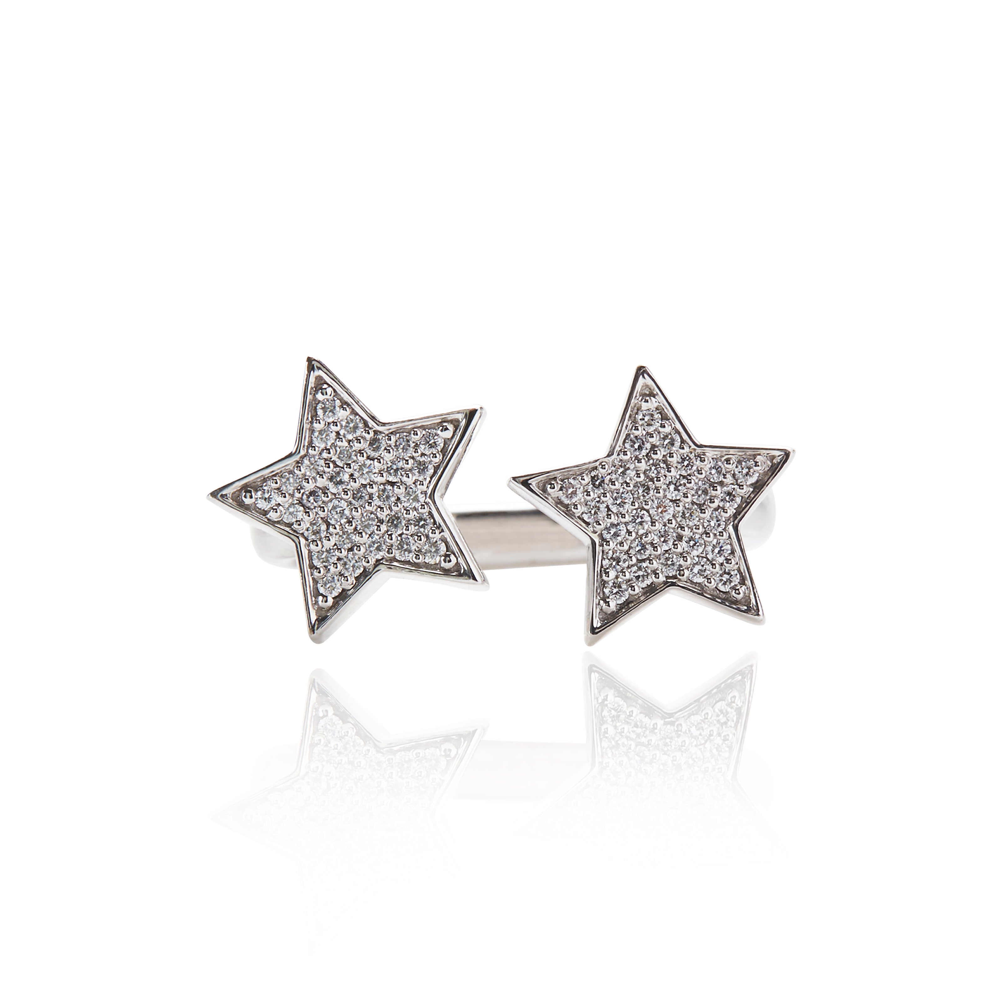 STASIA Two Star Diamond Ring