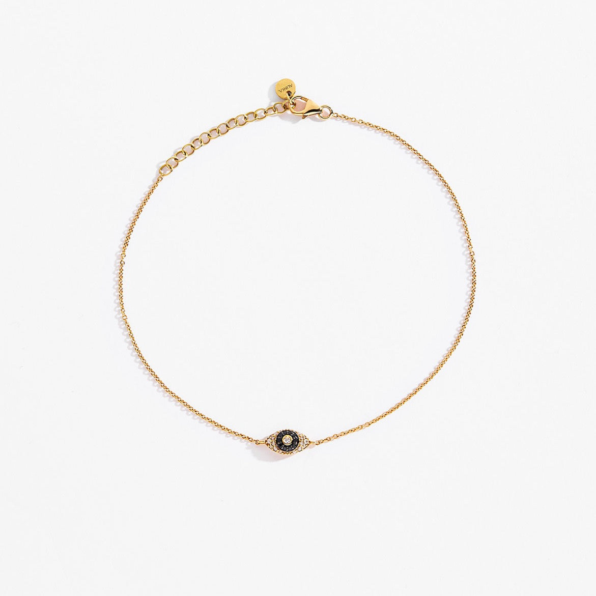 Evil Eye Diamond Anklet