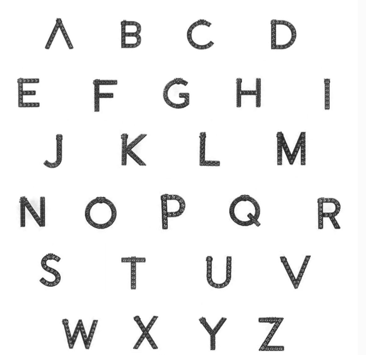 ID Initial Black Diamond Necklace