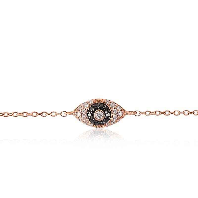 EVIL EYE Diamond Anklet