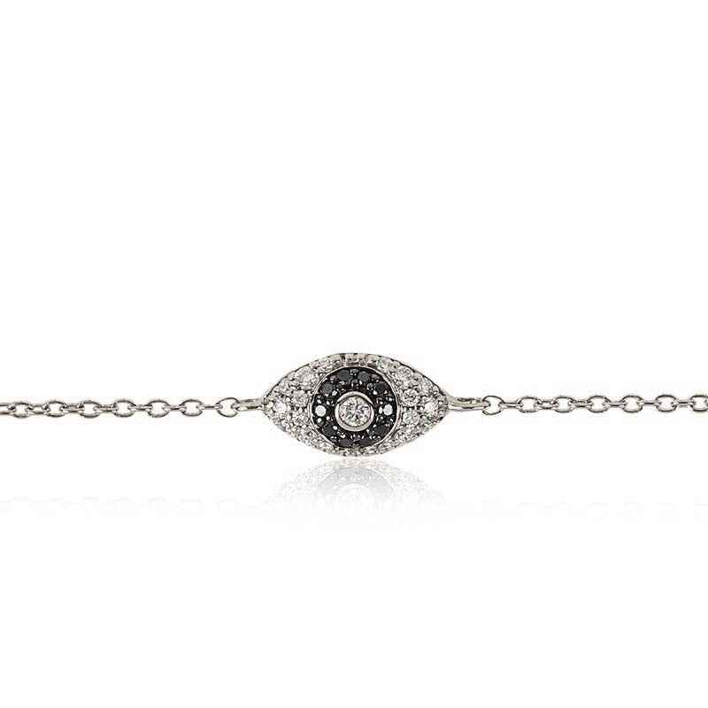 EVIL EYE Diamond Anklet