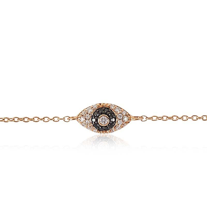 Evil Eye Diamond Anklet